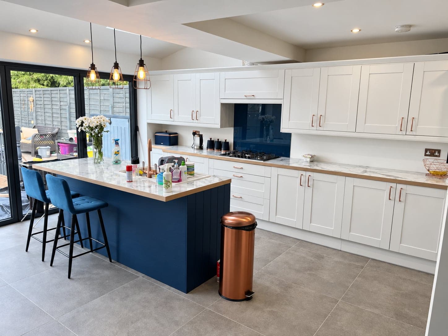 House extension in Sutton: Double Storey Extension Kitchen