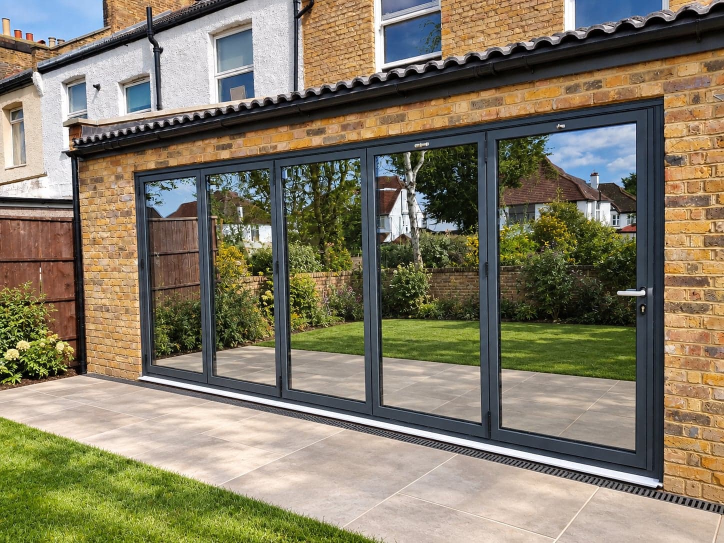 Single-storey rear extension in Enfield